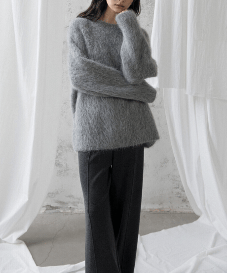 pullover knit sweater /5color　FL3118