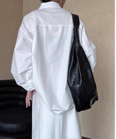 long sleeve shirt & long skirt setup /2color　FL2824