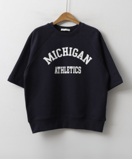 college logo raglan sleeve tee /3color　FL3408