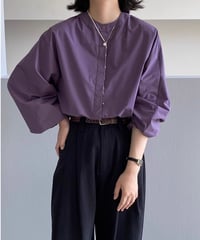 no color lanterns sleeve blouse /2colors　FL2805