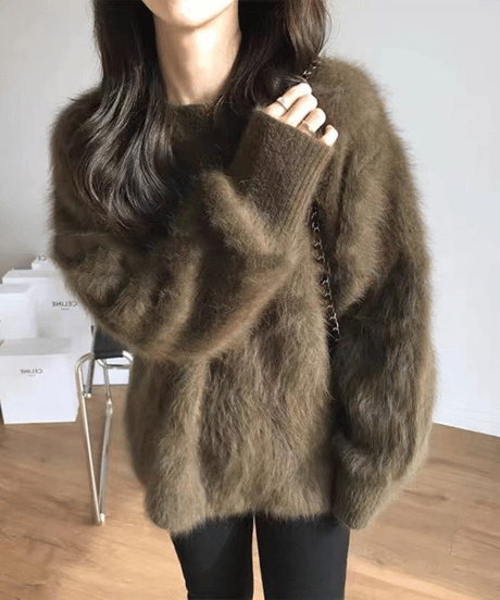 shaggy knit /4color　FL3107