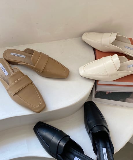 square toe mules　FL2286