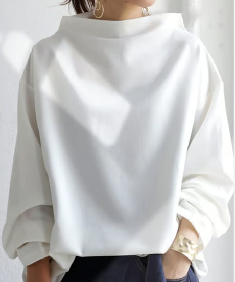 half neck easy pullover /3color　FL3141