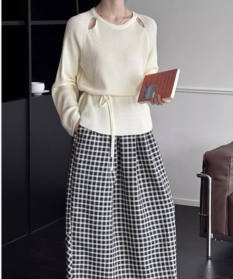 hole design knit /3color　FL2750