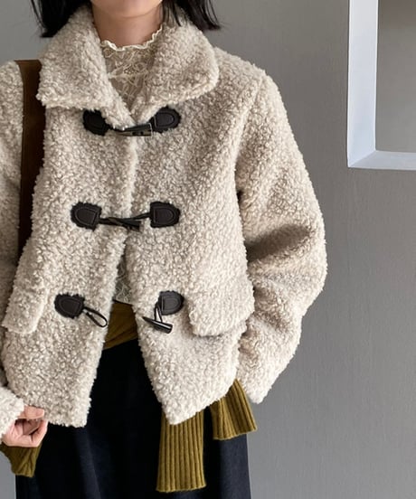 stand collar babo an jacket /2color　FL3018