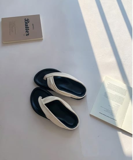 design strap thong sandals 4/color　FL3449