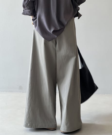 tuck wide pants /3color　FL2746
