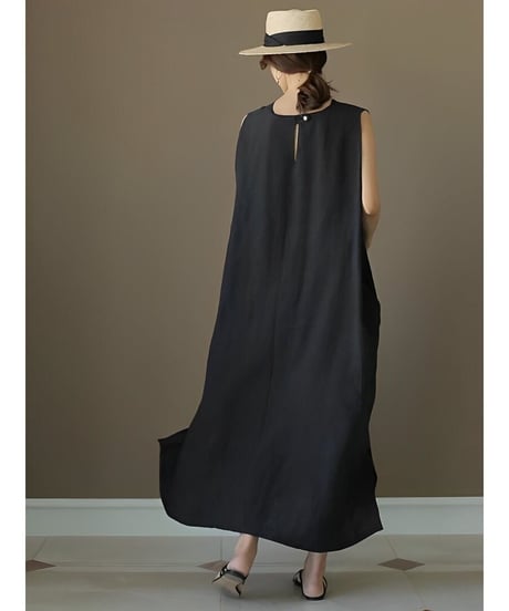 sleeveless dress /3color　FL2007