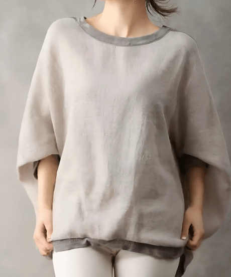 dolman sleeve top /2color　FL3467