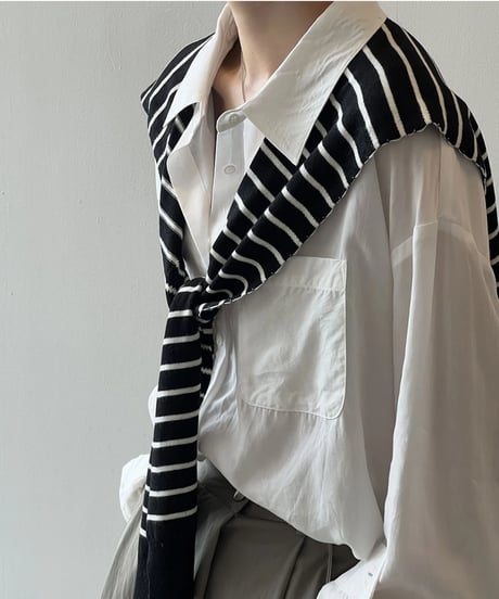 celebrity layered scarf /4color　FL2671