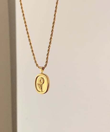 flower charm necklace　FL2167