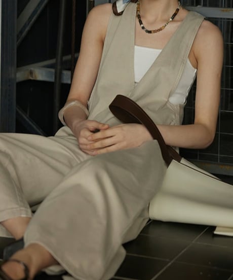 relaxed sdenim overalls /2color　FL3432