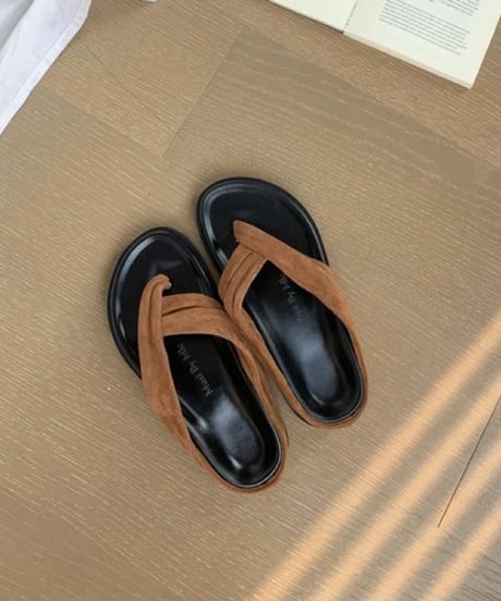 design strap thong sandals 4/color　FL3449