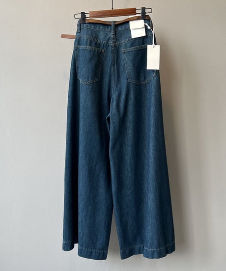 wide flare denim pants　FL2787