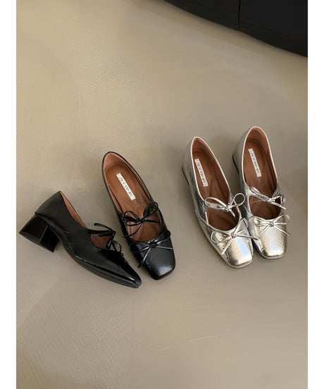 ribbon strap pumps /2color　FL2302