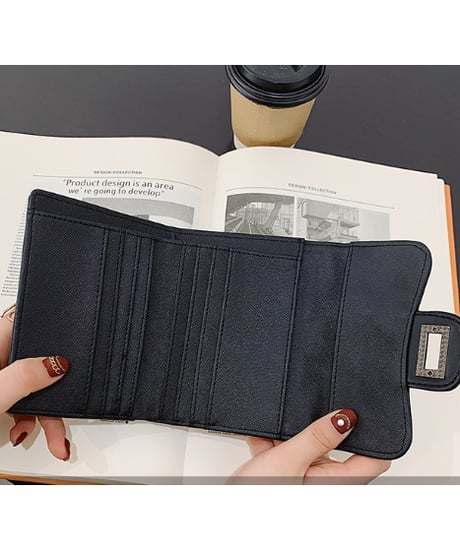 quilted wallet /2color　FL2301