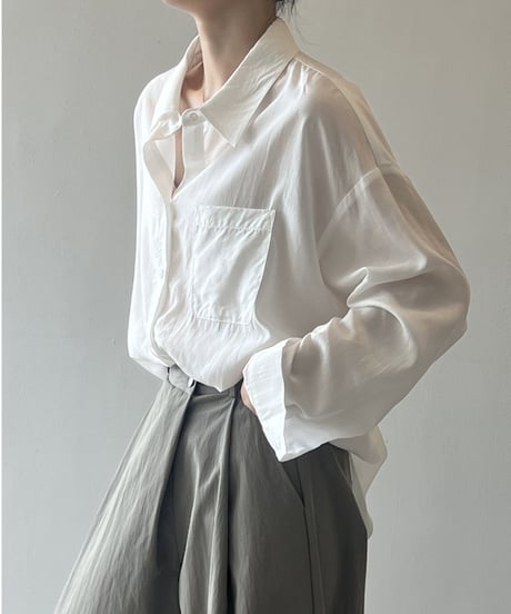 basic loose shirt /4color　FL2735