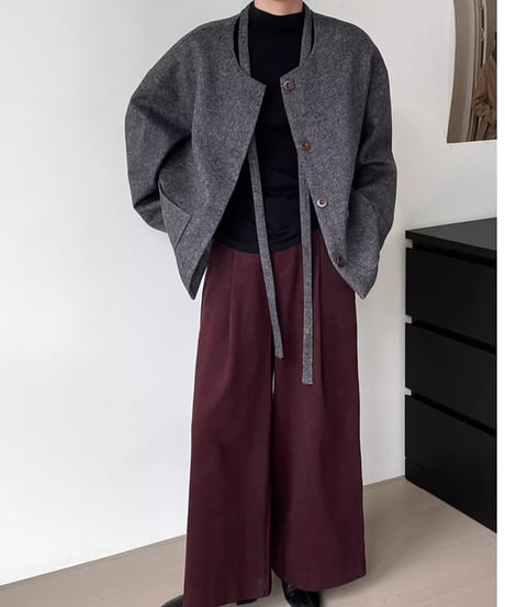 wool short coat /2color　FL2858