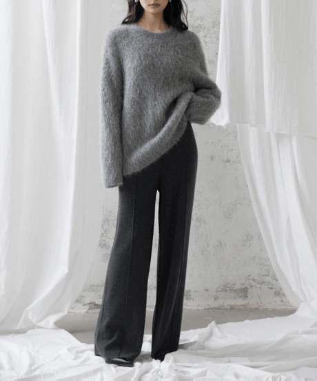 pullover knit sweater /5color　FL3118