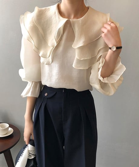 doll collar sweet blouse　FL2170