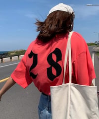 back number loose t-shirt　FL2218