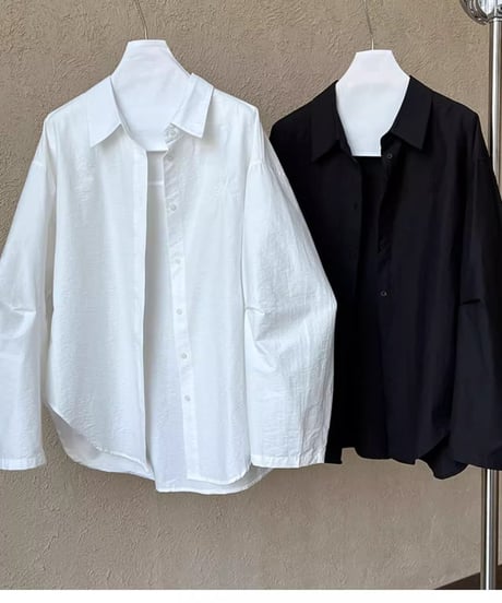 long sleeve shirt & long skirt setup /2color　FL2824