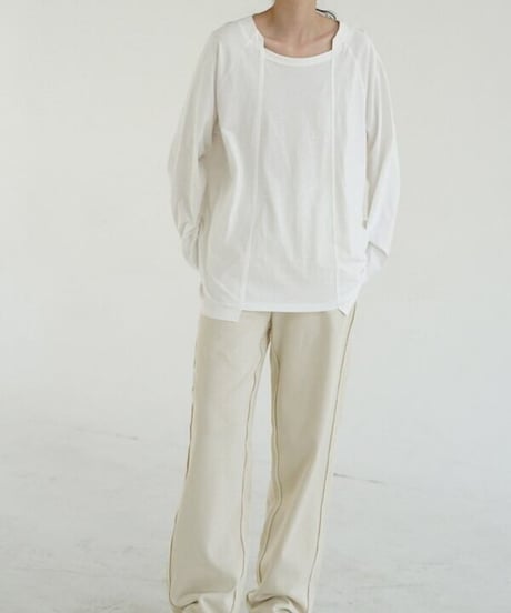 natural relax long-t-shirt　FL2597
