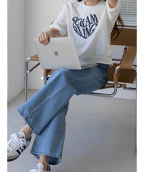 art logo half sleeve t-shirt FL3428
