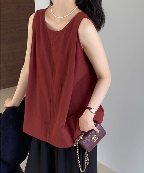 back design sleeveless /2color　FL3422