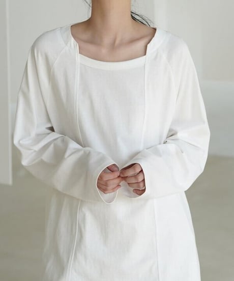 natural relax long-t-shirt　FL2597