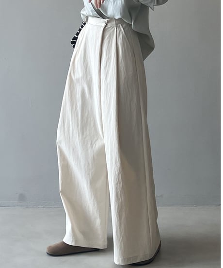 tuck wide pants /3color　FL2746