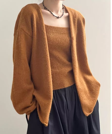 knit camisole ensemble /4color　FL2784
