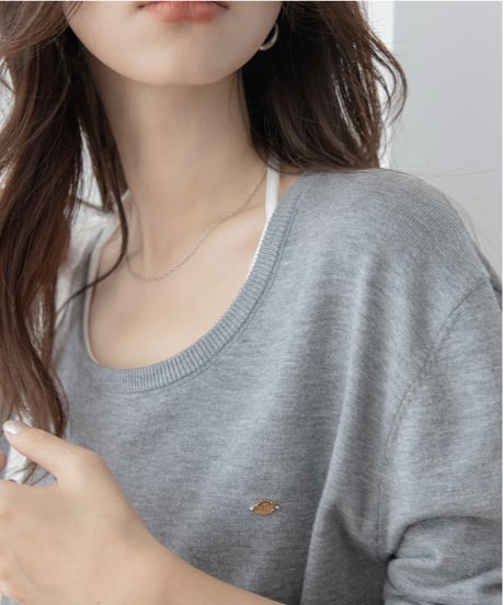 u-neck pullover knit /3color　FL3297