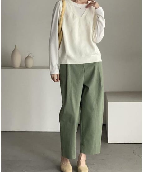 wide leg casual pants　FL2160