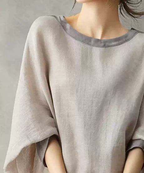 dolman sleeve top /2color　FL3467