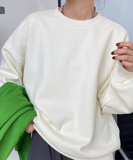 round neck sweatshirt /3color　FL2624