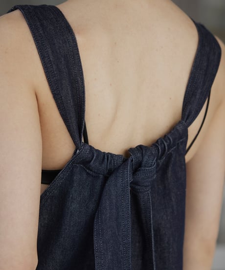 relaxed sdenim overalls /2color　FL3432