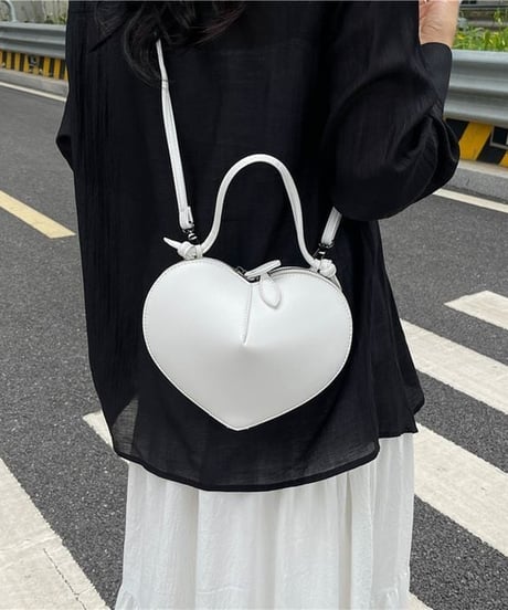 heart shape 2way handbag /6color　FL2884