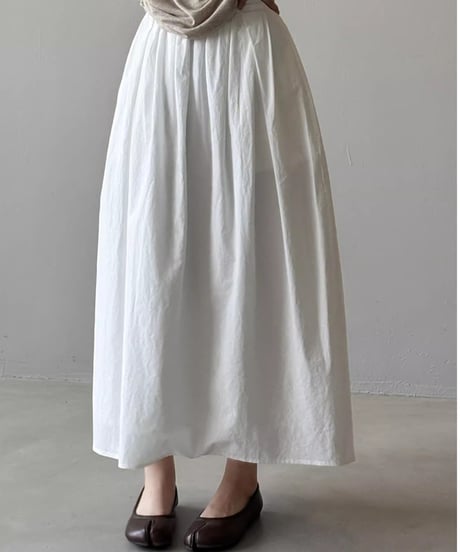 tucked gathered skirt /3color　FL2763