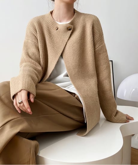 long sleeve cardigan sweater /3color　FL2995