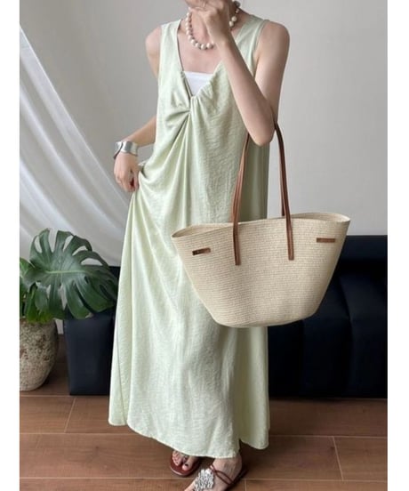 twist neck sleeveless op FL3451