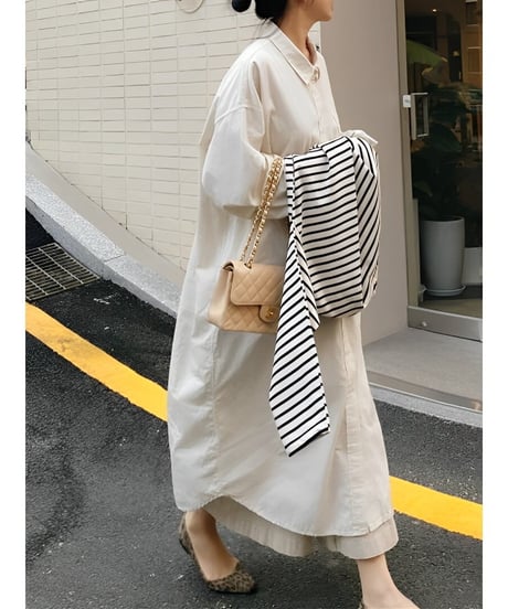 loose long shirt op /3color　FL2499