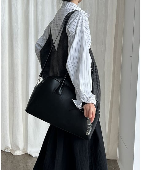 deep v-neck knit vest /3color　FL3473