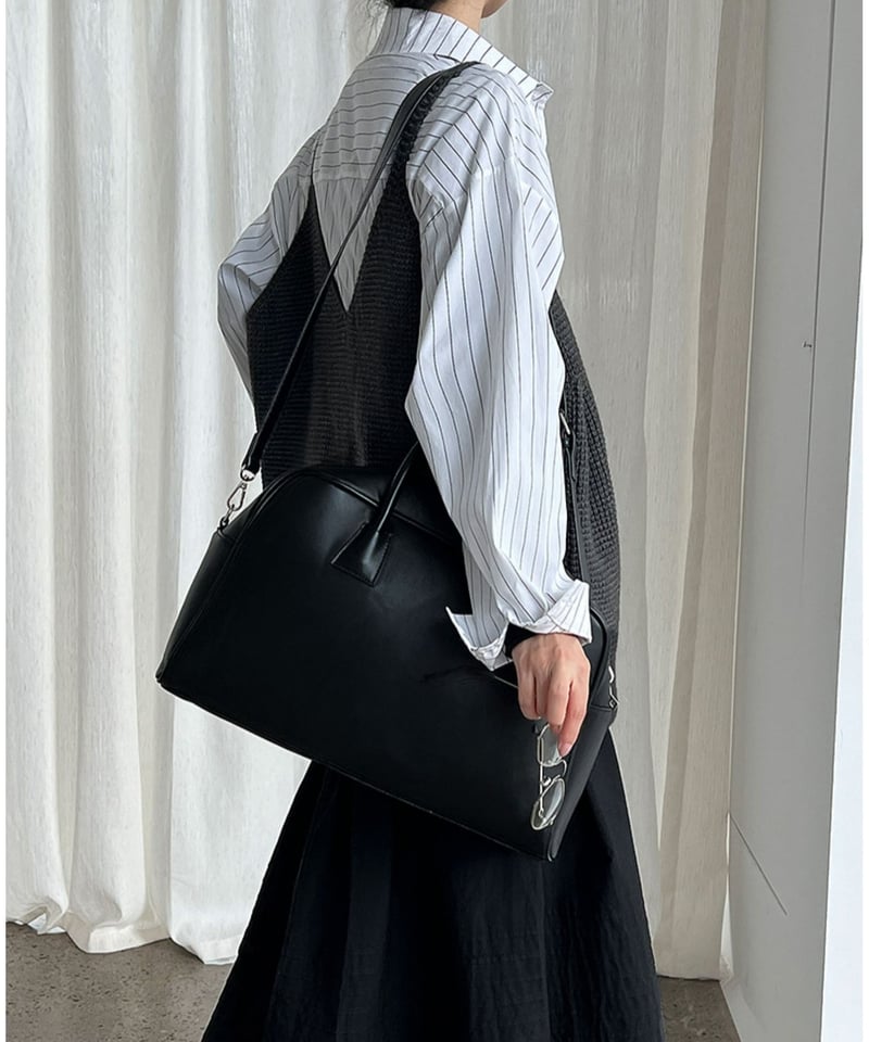 deep v-neck knit vest /3color FL3473 | Flosa