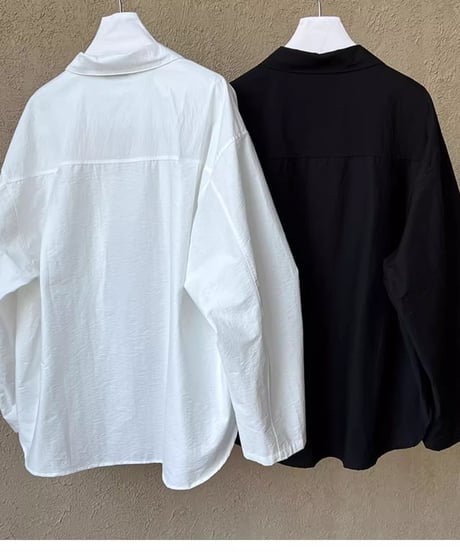 long sleeve shirt & long skirt setup /2color　FL2824