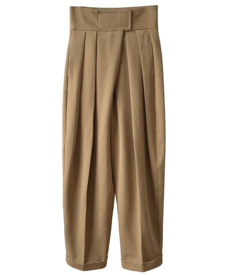 high waist tuck pants　FL2575