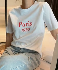 paris logo t-shirt /2color　FL2061