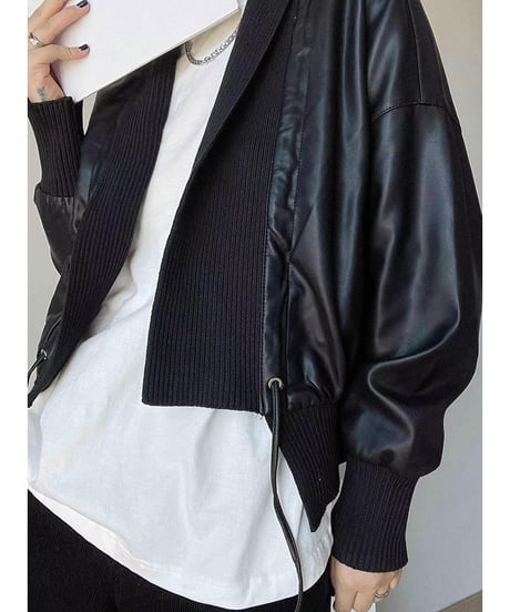 eco leather jacket　FL2510