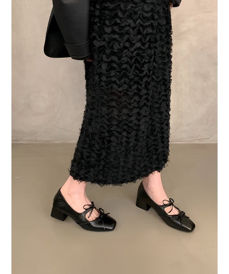 ribbon strap pumps /2color　FL2302