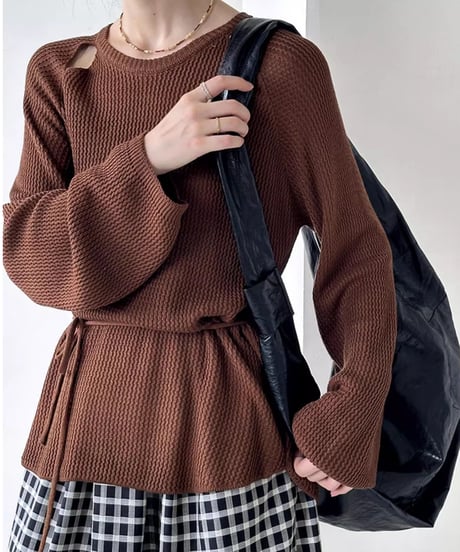 hole design knit /3color　FL2750